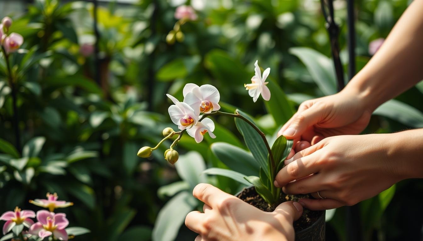 Como Replantar Orquídeas