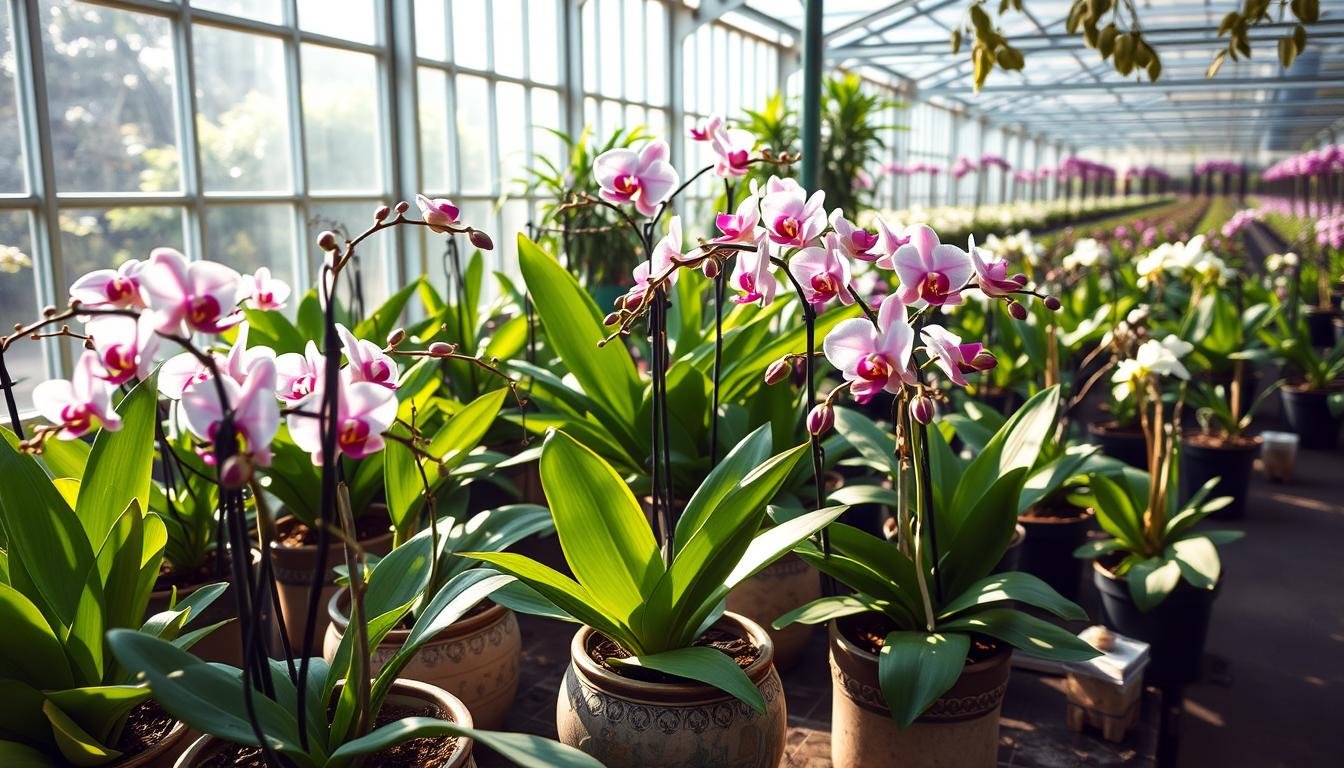 como plantar orquídeas em vasos
