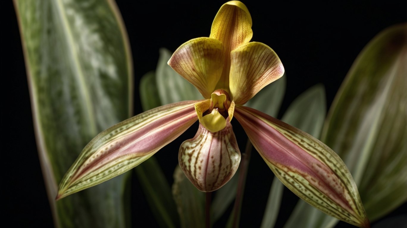 Paphiopedilum rothschildianum