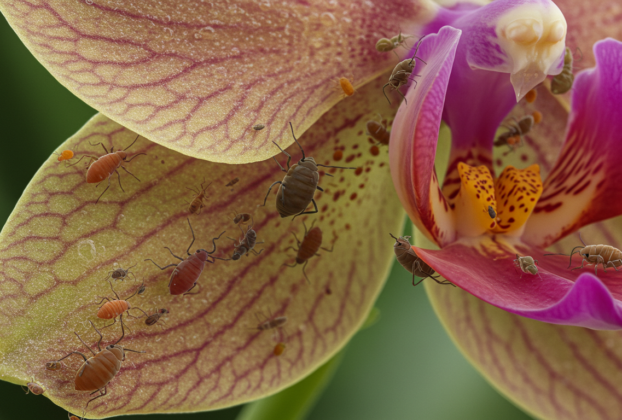 Técnicas eficazes para pragas em orquídeas