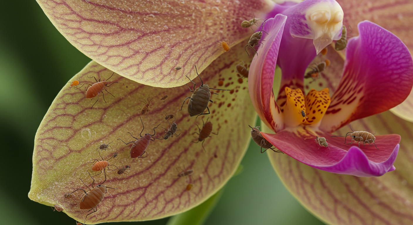 Técnicas eficazes para pragas em orquídeas