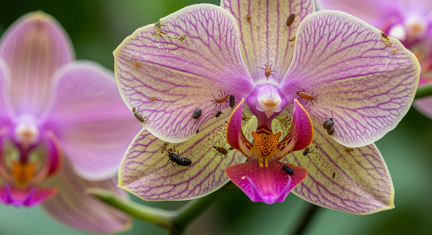 Pragas em orquídeas